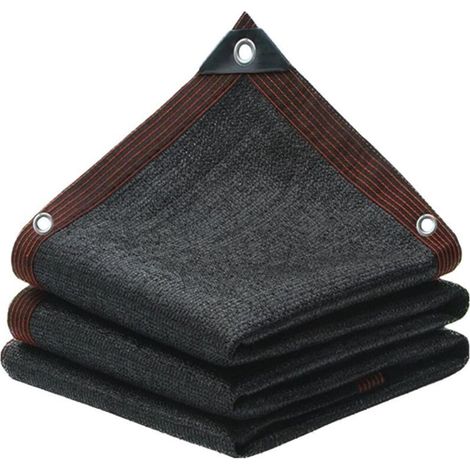 Taux d'ombrage Noir Filet d'ombrage, 2x5m Respirant Filet d'ombrage, Anti - UV Filet d'ombrage, Balcon extérieur, Cour, terrasse, Pergola Tissu d'ombrage (1/5)