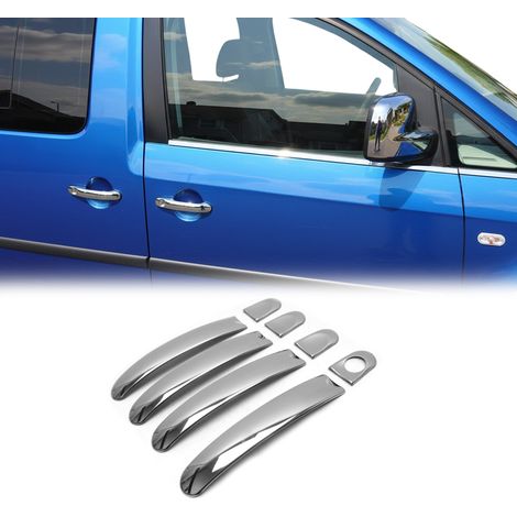 OMAC Couverture Poignée de porte Compatible avec VW T5 T6 Transporter tout 2003-2022 4 Portes Acier 8Pcs