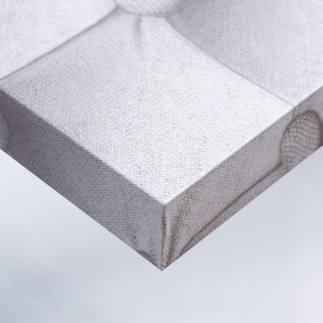 DIMEXACT - Vinyle adhésif effet tissu beige matelassé - 122 cm x 1 m - En Rouleau (1/2)