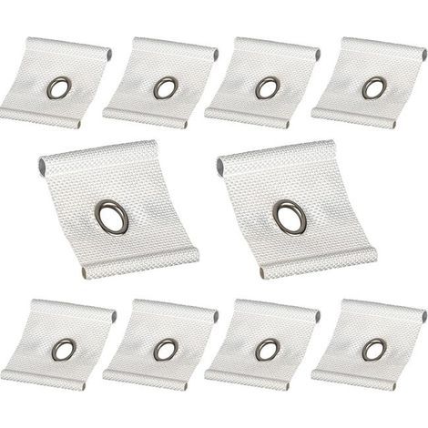 10 pieces Universal Piping Eyelets, Awning Hooks, Channel Eyelets for Caravan Awnings (1/5)