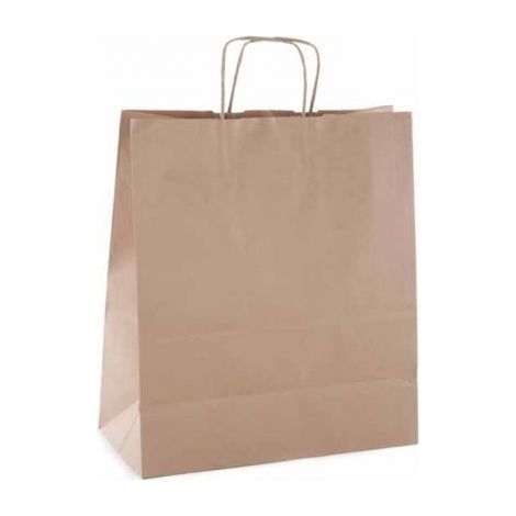 PAQUETE 50 BOLSAS KRAFT APLI 24X11X31 GRAMAJE 100 G CM2 MARRON 101645