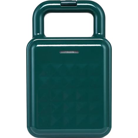 (Vert foncé) Appareil à sandwichs pour le petit-déjeuner, poêle à griller multifonctionnelle, moule à pâtisserie pour repas légers (1/2)