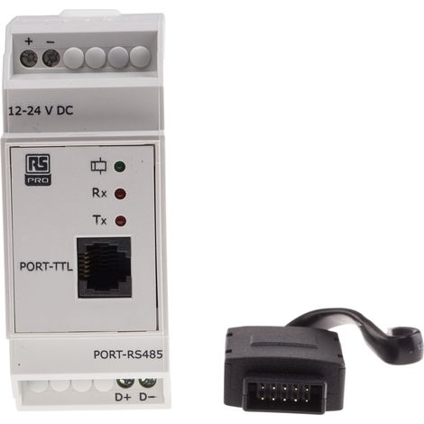 Rs Pro – Module d'interface RS485 1 entrée 1 sortie – Tension d'alimentation 12-24V c.c. – Communication ModBus – Pour intégration simple (1/3)