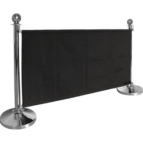 Barrière en toile noire de 1,43 m - Bolero