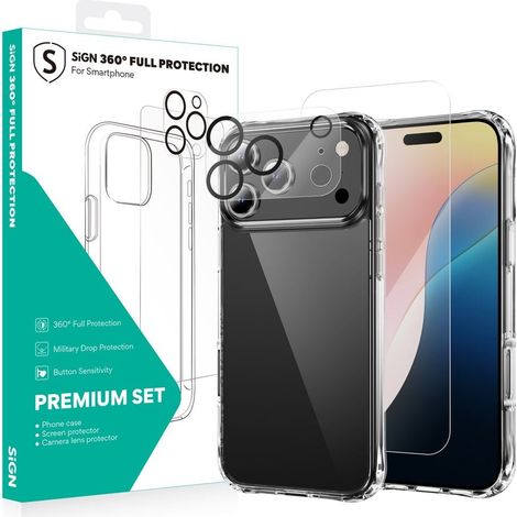 Pacchetto di protezione completa sign 360 per iphone 17 pro max