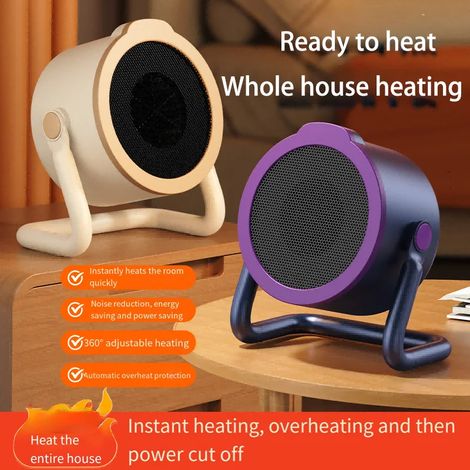 FLITI PTC Hot Air Heater 220V 50Hz 277x210x161mm PP White (1/5)