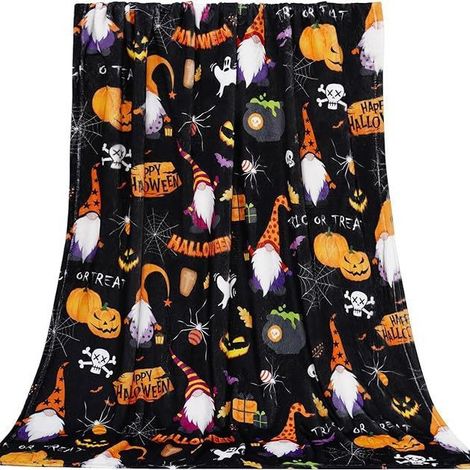 Couverture d'Halloween 75 cm x 100 cm, idéale pour les lits de fête - 29