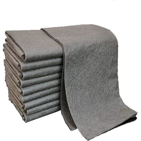 Serviettes en Microfibre Tout Usage, Chiffon de Nettoyage Magique épaissi, pour fenêtres, Cuisine, Voitures (3030cm,10 Pcs) (1/4)