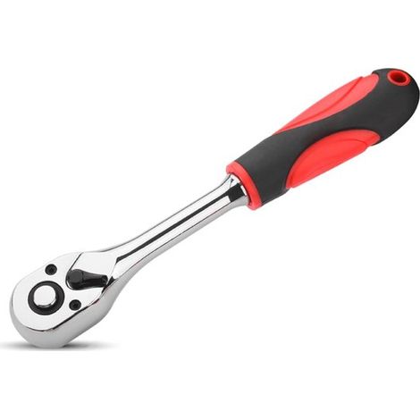 Set di chiavi a bussola - Chiave a bussola a scatto da 1/2", piccola, media e grande, chiave a bussola a sgancio rapido per bicicletta a 72 denti (1/2)