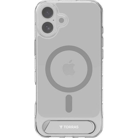 Funda Torras Pstand Series para iPhone 16 Plus (Transparente) (1/3)