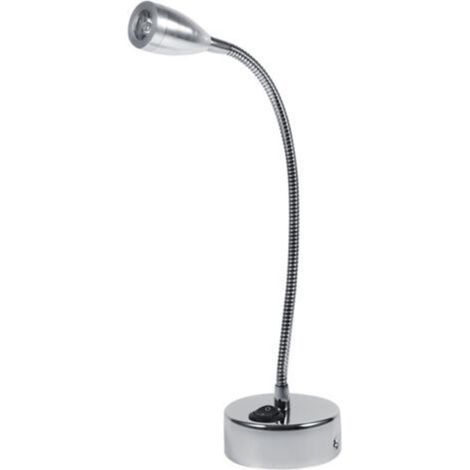 Lampes murales LED argentées, col de cygne flexible, lampe de lecture de chevet pour chambre à coucher, blanc chaud (Type 2)
