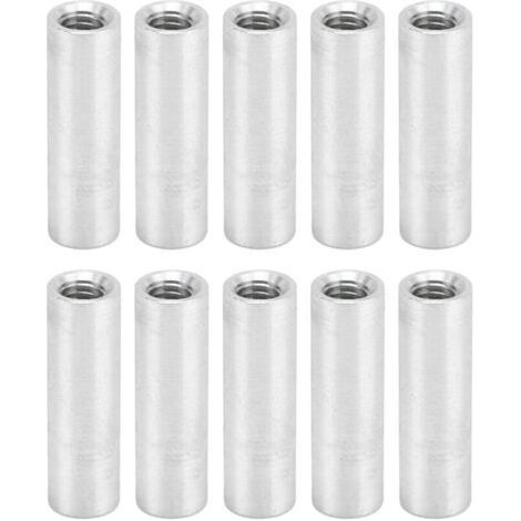 10 Pieces Aluminum Alloy Threaded Spacers for DIY Quadcopter Drone, Round Columns M4x0.7mm Length 20mm (1/5)