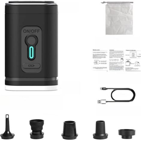 [NEVER USED] Portable cordless electric vacuum pump for vacuum storage bags - USB rechargeable - Compact design