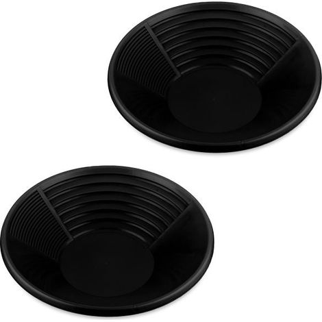 Confezione da 2 padelle per lavello in oro nero (1/5)