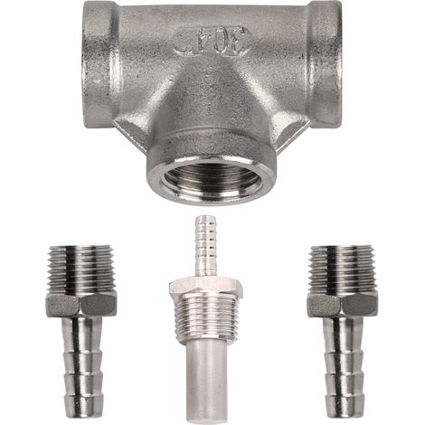 Pierre à oxygène en acier inoxydable, un accessoire indispensable pour le brassage maison. (1/5)