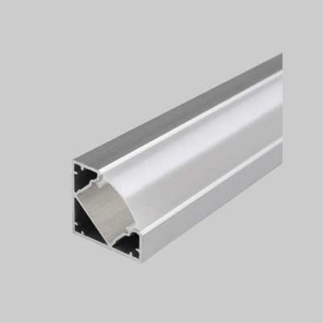 Canalina per strip led '5103' 19x19 mm, larghezza interna max. 12,1 mm  - barra 2 mt
