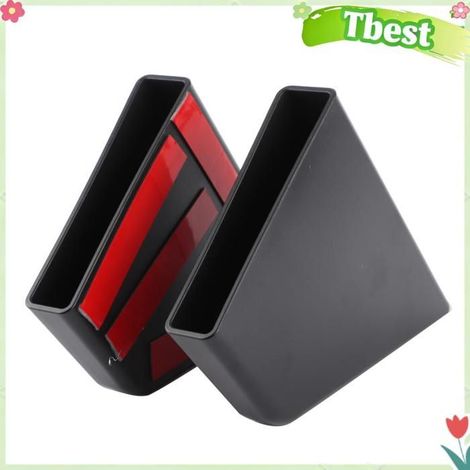 Tbest Boîte de rangement latérale de la console centrale 2PCS Centre de Voiture Centole Console Boîte de Rangement auto casier (1/5)