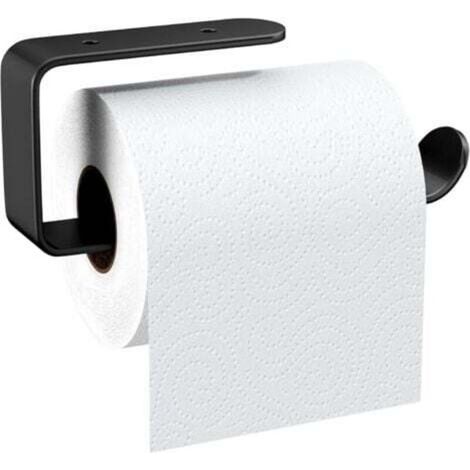 16 cm Toilettenpapierhalter, matte Aluminiumlegierung, Wandmontage, mit Schrauben, stabiler Toilettenpapierhalter