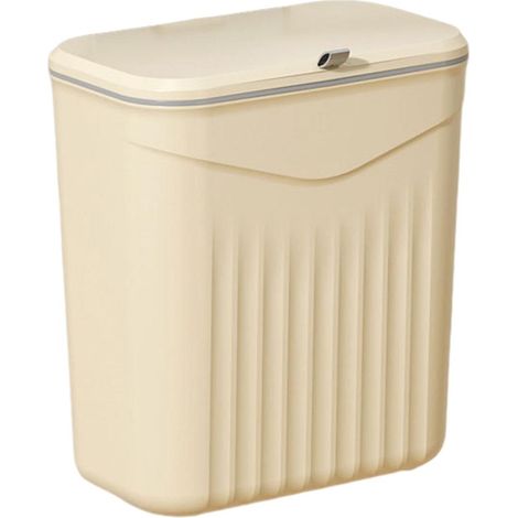 Compostiere da cucina con coperchio, pattumiere da parete, pattumiere per bagno e cucina, pattumiere da appendere al piano di lavoro o sotto il lavello. (1/5)