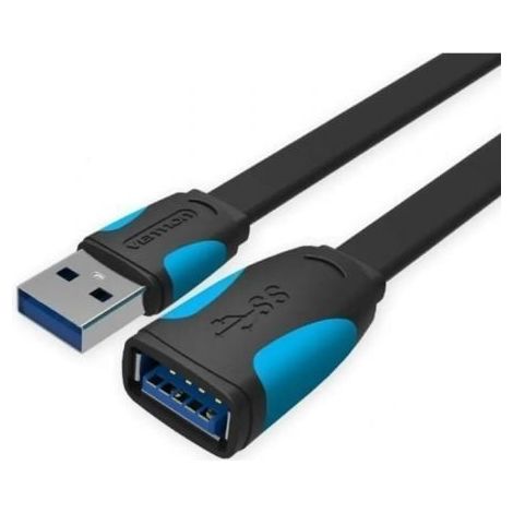 Cable Alargador USB Vention VAS-A13-B200 Negro 2 m (1 unidad)