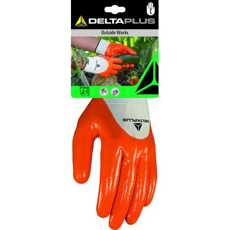 Guante Spe Recolección Poliéster Nitrilo 09 - Delta Plus