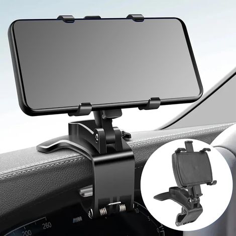 Supporto per telefono da auto, supporto girevole a 360 gradi, per smartphone Android, supporto multifunzionale per cruscotto, compatibile con la maggior parte dei modelli di auto (confezione da due) (1/5)