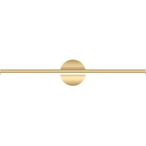 Lampe LED pour miroir de salle de bain, lampe de vanité moderne, lampe de vanité de salle de bain, lampe murale de vanité de baignoire en métal doré, 40 x 13 x 6 cm, lumière blanche 10 W-Chrom (1/5)