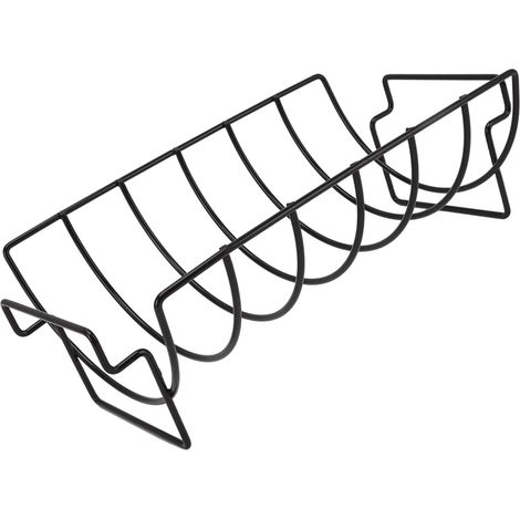 Support à côtes levées antiadhésif pour poulet et steaks, outil de barbecue pour côtes de bœuf (1/5)