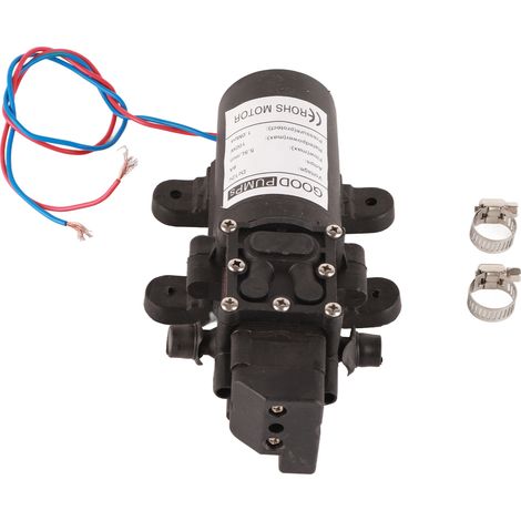Pompe à eau 12V haute pression 1.0Mpa pour camping-car et jardin, mini et intelligente, débit 5.5L/min. (1/5)