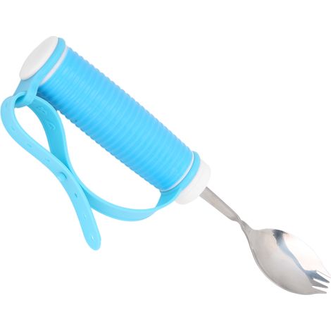 Sangle de Prise Ergonomique pour Cuillère et Fourchette, Aide Manger pour Personnes avec Parkinson, Arthrite ou Tremblements (1/5)
