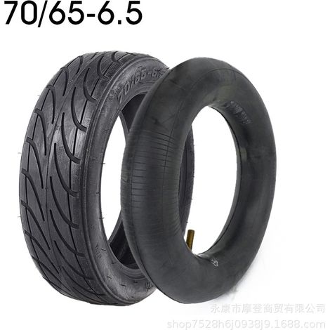 Pneus 70/65-6.5 pour trottinette électrique de 10 pouces, pneus tubeless Chaoyang, pneus avant et arrière Shilop renforcés et anti-explosion. (1/5)