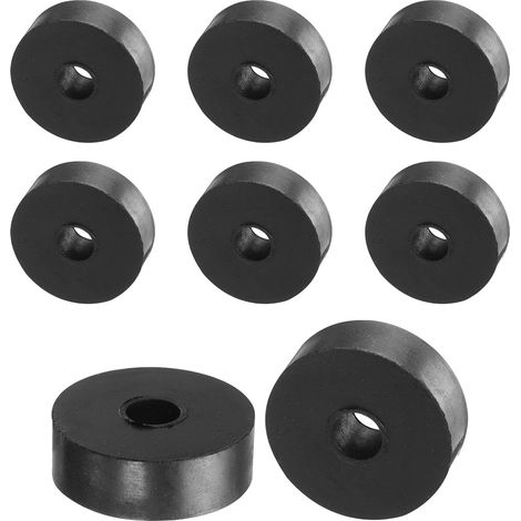 Entretoises en Caoutchouc 30mmODx8mmIDx10mmH Rondelles 8pcs Caoutchouc Anti-Vibration Épaisses Amortisseur Coussins Maison Réparation (1/5)