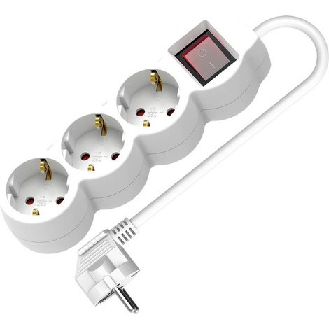 Value 19.99.0950 Multipresa Bianco Spina CEE 1 pz.