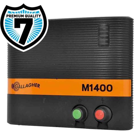 Gallagher M1400 230V 230V électrique pour clôtures jusqu'à 15 km pour chevaux, animaux sauvages et animaux de ferme