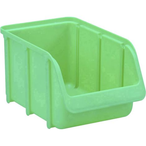Hünersdorff 673400 Cassetta impilabile da magazzino (L x A x P) 240 x 145 x 125 mm Verde 1 pz. (1/3)