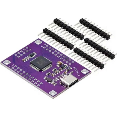 Módulo FT4232 de cuatro canales TYPE-C a puerto serie UART/SPI/I2C/JTAG/RS232/RS485/RS422 (1/5)