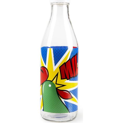 Excelsa Kellogg'S Bottiglia Latte, 1 Litro, Vetro (1/2)