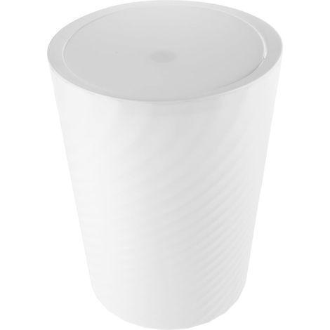 blanche en plastique de 10 L avec couvercle robuste et (1/5)