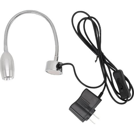 LED magnetic work light, machine with flexible gooseneck base, for lathe, sewing table, grill, industrial lighting (1/5)