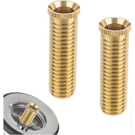 Lot de 5 vis creuses pour crépine d'évier de cuisine, vis pour panier de crépine d'évier et bouchon de bonde de lavabo, 4,5 cm (1/5)
