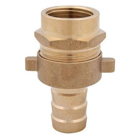 JS STANDROHRVERSCHRAUBUNG 3TLG, FLACHDICHTEND, IG 3/4", MS