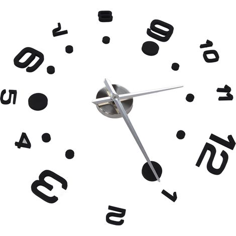 3D-DIY-Digitalwanduhr-Set mit Klebeskala, langlebige Heimdekorationsuhr (1/5)
