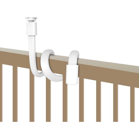Support de Moniteur pour Bébé Support de Fixation pour Barreau de Lit Blanc (1/3)