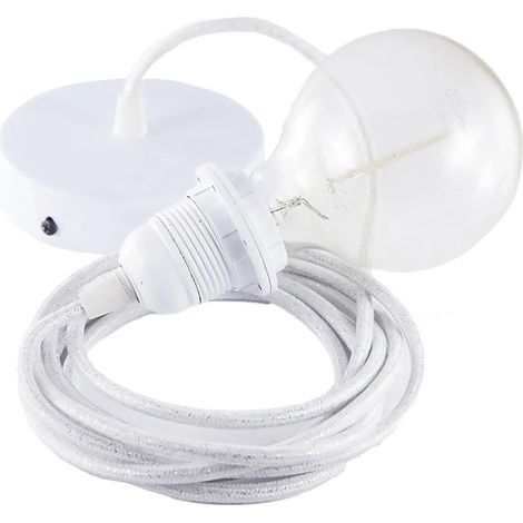 Hängeleuchte creative-cables rl01 Textilkabel Kupfer 50 cm (1/3)