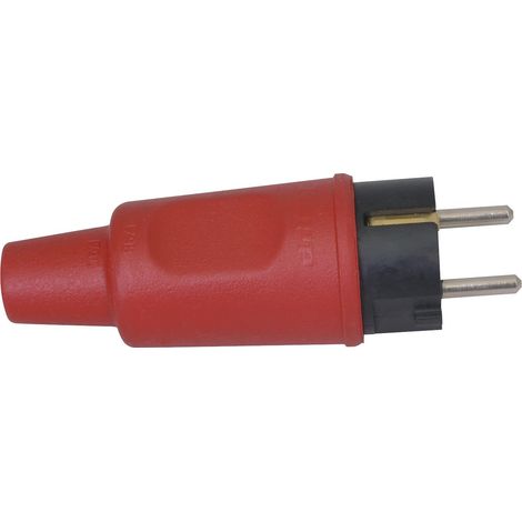 Kopp 179512005 incasinato di protezione messa a terra-tappo di gomma piena con beccuccio, rosso