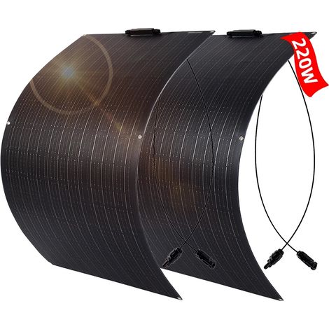 Panel solar de ETFE de 220 W, diseño flexible y alta eficiencia. (1/2)