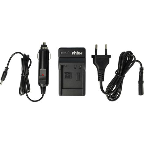vhbw Ladegerät kompatibel mit Panasonic Lumix FMC-ZS7, DMC-ZX3, FMC-ZX1, DMC-ZX1 Kamera - Ladeschale, Kfz-Adapter Ladeanzeige (1/5)