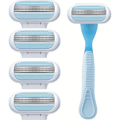 Rasoir de securite pour femme avec lames fusion trois couches pour un rasage doux et sans douleur soin epilatoire (1/5)