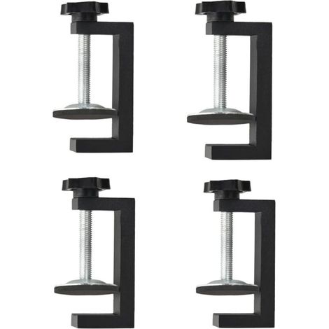 Pinces G pour le travail du bois, pinces à bois à vis réglables, ensemble de mini pinces en C robustes pour le travail du bois, pince de bureau universelle avec mâchoire large stable pour la (1/4)