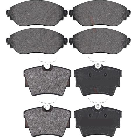 KIT PASTIGLIE FRENO ANTERIORI E POSTERIORI compatibile con NISSAN NV300 FURGONATO / KOMBI / PIANALE PIATTO / TELAIO (X82) / PASTIGLIE FRENANTI AUTO OEM 35077,37288 / SOSTITUZIONE DIRETTA / BASSA POLVE